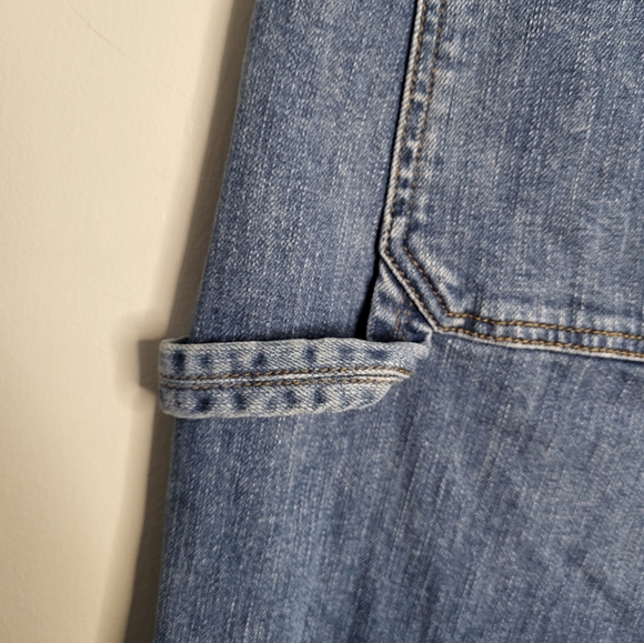 Anthropologie Current Elliott Sz 31 Painter HighRise Relaxed Fit Wide Leg Jeans - Picture 9 of 14